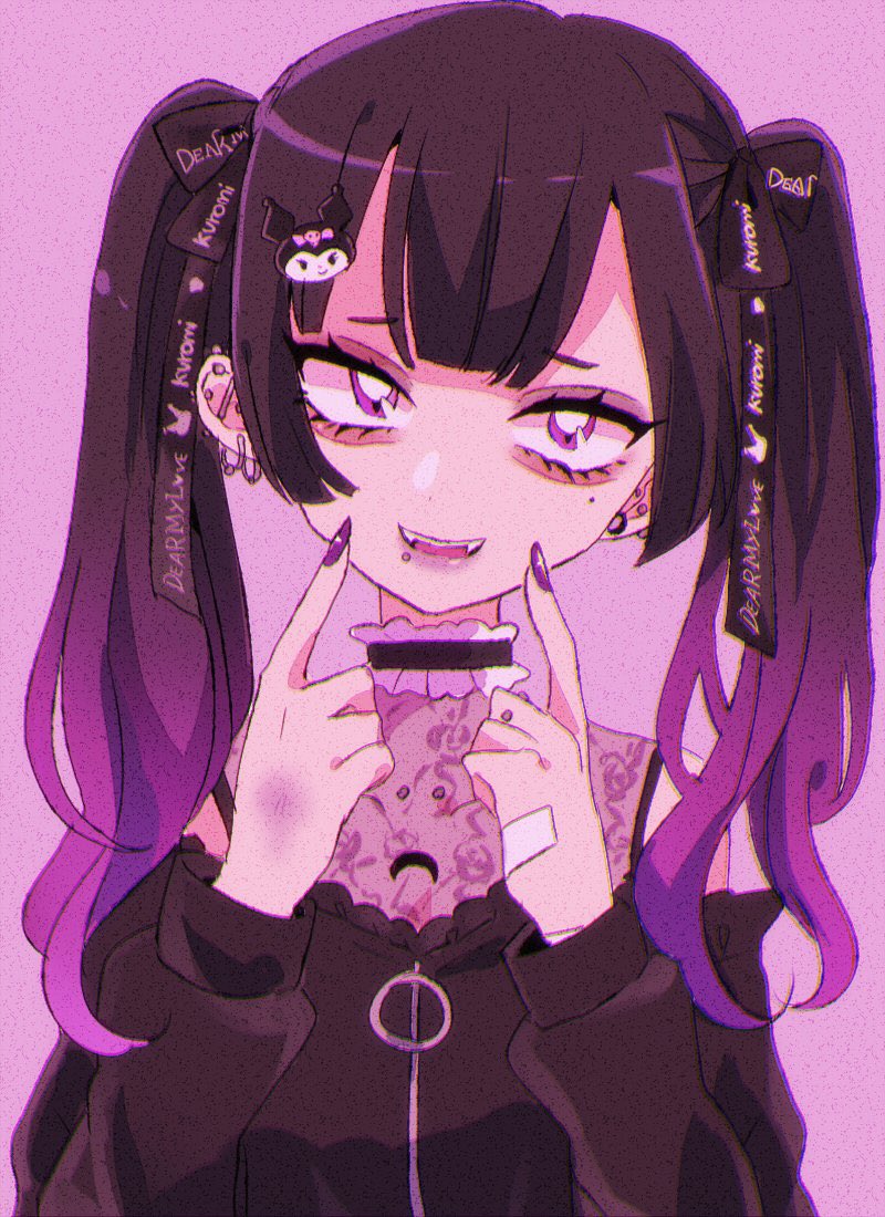「𝙨𝙖𝙣𝙧𝙞𝙤 𝙜𝙞𝙧𝙡💗💜🤍💛 」|るるが🌷のイラスト