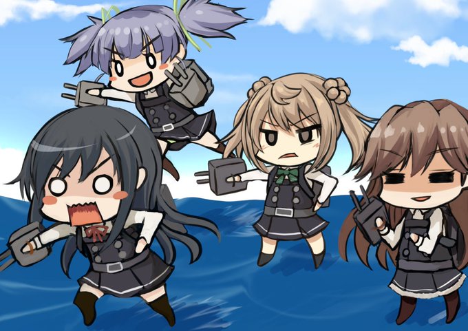 「朝潮(艦隊これくしょん) 大潮(艦隊これくしょん)」の画像/イラスト/ファンアート(新着)