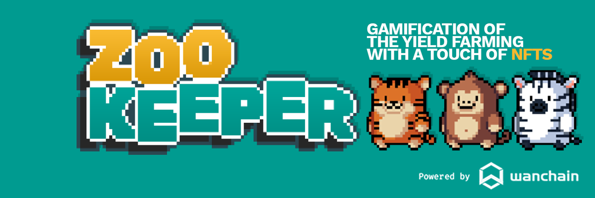 🚀🚀 Welcome the next generation Gamification/ NFT project in the DeFi space built on <a href="/wanchain_org/">Wanchain</a> zookeeper.finance!

💥 <a href="/ZooFarming/">ZooKeeper - Old Account</a> brings you a brand new &amp; exciting farming experience, enabling you to enjoy higher rewards/ more interesting NFT gameplay  with use cases.