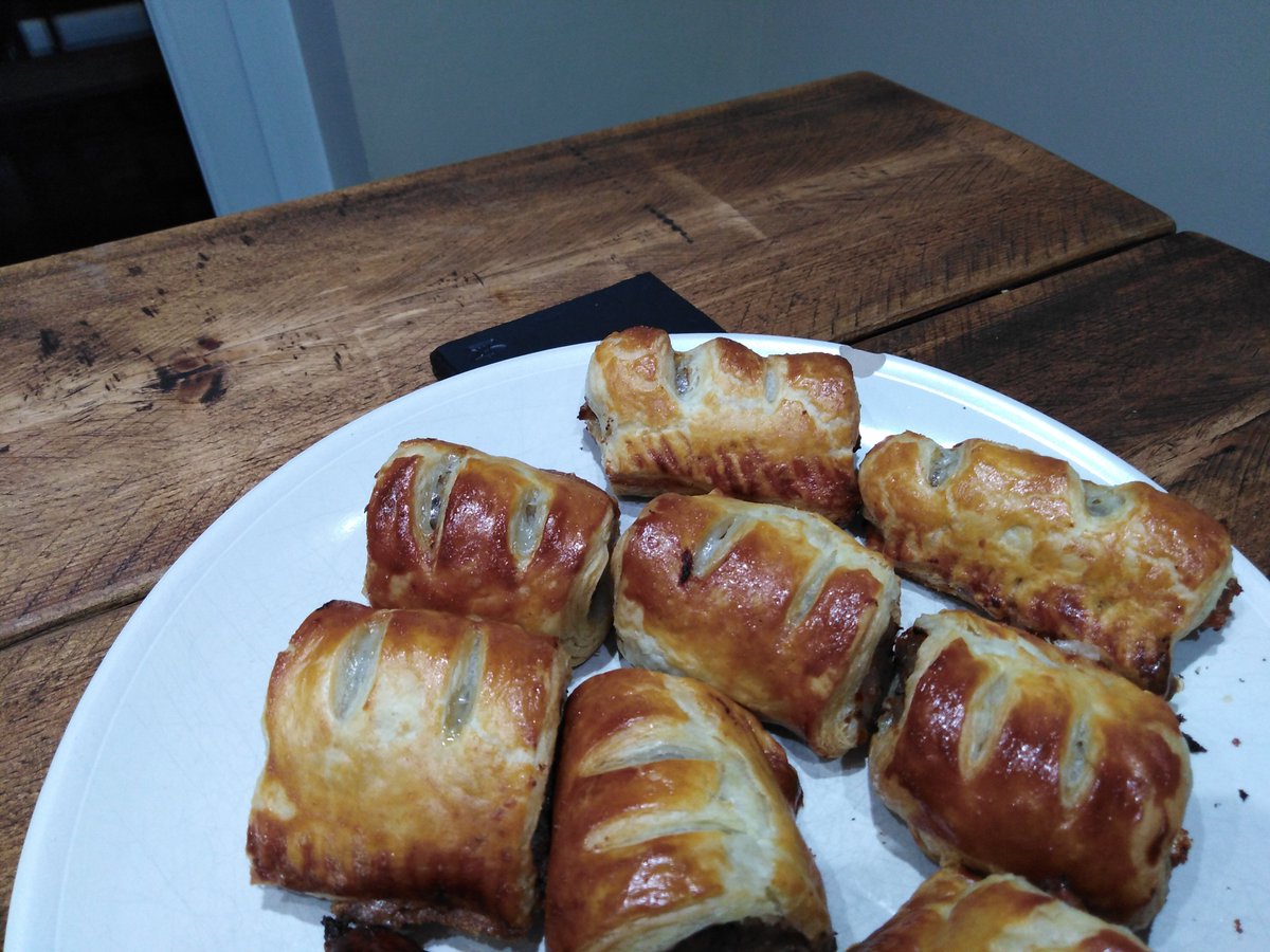 BoltBurdonKemp's tweet photo. At this month's #BakingForElevenses the theme was #AfternoonTea! We had a beautiful loaf of homemade white bread, puff pastry sausage rolls and chocolate, vanilla and cherry macarons! #BBKBakingClub #BBKHealthAndWellbeing #FunAtBBK https://t.co/fqgzzc5XTE