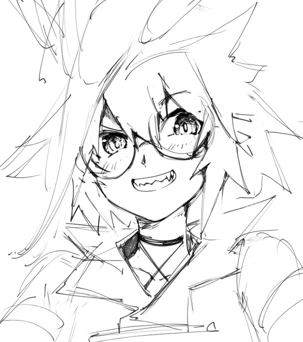 wanted to finish off with a quick doodle but my hands are failing me

why misu so weak >:( 