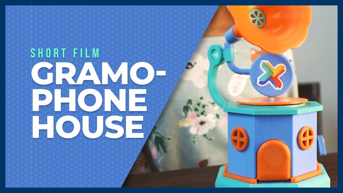 makexplay's tweet photo. This is a #shortfilm 🎞 about a little 👧 who loves 🟠 M&amp;Ms - and her favourite place to store her delightful candy is in a Gramophone-shaped 🍬 dispenser. Full video: https://t.co/GXYvIN5GN5

Created in-house at makeXplay studios in Toronto. #3DPrinted https://t.co/CHaONV9ycW