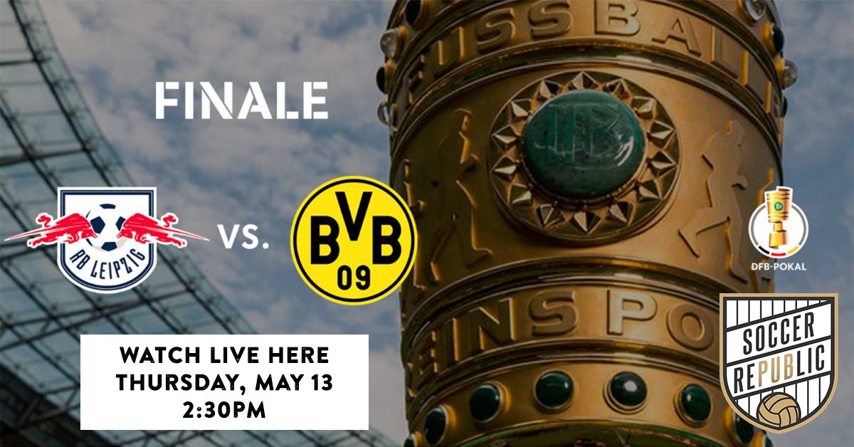 Join us for the #DFBPokal Final today in #NYC

 🆚vs <a href="/RBLeipzig_EN/">RB Leipzig English</a> 
 🏆 DFB Pokal
📅 05/13
🕒 2:30pm EST
🏢<a href="/McHalesPub51/">McHale's Bar & Grill</a>
 (51st St &amp; 8th Ave, NYC)

🖤💛 #HejaBVB 🖤💛

#BVB #BVB09 #BVBNYC #EchteLiebe #NYC #SoccerRepublic 
<a href="/SoccerRep/">The Soccer Republic</a>