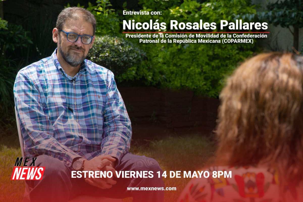 mexnews_'s tweet photo. @mariajose_majoo platicó con Nicolás Rosales Pallares, @coparmex. No te pierdas esta entrevista por:
YOUTUBE: https://t.co/HZwUwoqk7T
DAILYMOTION: https://t.co/P11uxtKidc
Estreno 8 p.m. ✅
#FelizJueves https://t.co/SDdKg0J89Z