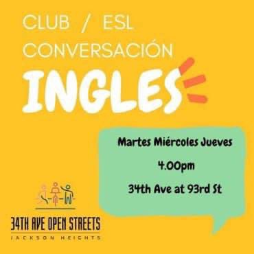 34_ave's tweet photo. #34AveOpenStreets at 93rd Street 

Thursday Programing:

3 pm:

• Pilates  

• Kids Races 

• Bicycle Repair &amp; Diagnostics

4 pm:

•ESL Conversation Club

 Free &amp; open to all. 

#OpenStreets
#34AveOpenStreets 
#JacksonHeights 
#citiesforpeople
#BikeNYC #Pilates #ESLA2021 https://t.co/hAbXJGPYSO