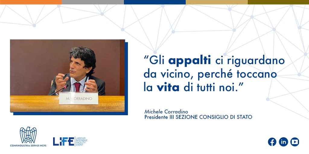🔵 "GLI APPALTI TOCCANO LA VITA DI TUTTI NOI "

L'intervento di <a href="/mcorradino/">Michele Corradino</a> al #LIFETalk "L'Italia immobile. Appalti, burocrazia, corruzione. I rimedi per ripartire."