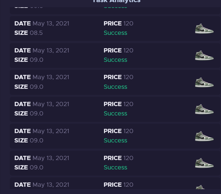 Yadrey3's tweet photo. Many thanks to 
BOT @PrismAIO 
CG @Goodfellas_Club @TheOilEdu 
Proxy @smallproxy https://t.co/TOhOawFFp1