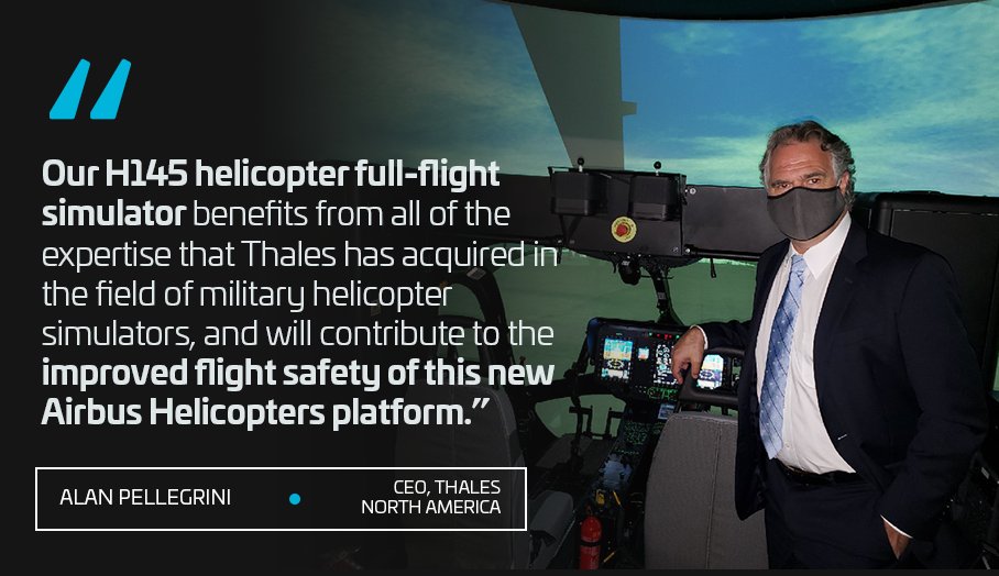 First H145 Full Flight Simulator in North America inaugurated in