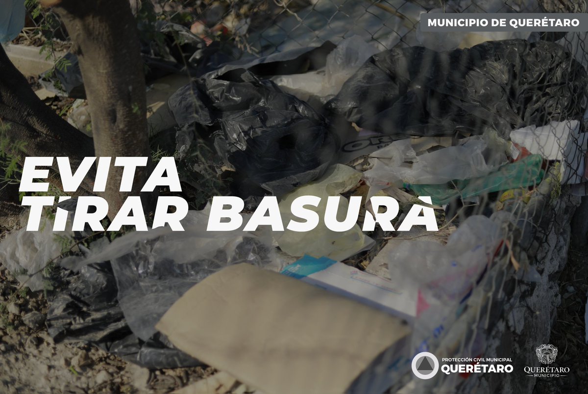 pcmqro's tweet photo. Mantener los drenes y alcantarillas libres de basura es una responsabilidad en conjunto. Apóyanos sacando tus residuos en los horarios establecidos para tu colonia y si tienes tiliches, programa su recolección al ☎️ 070 o 442 238 7770. https://t.co/oSLUQJN1dw