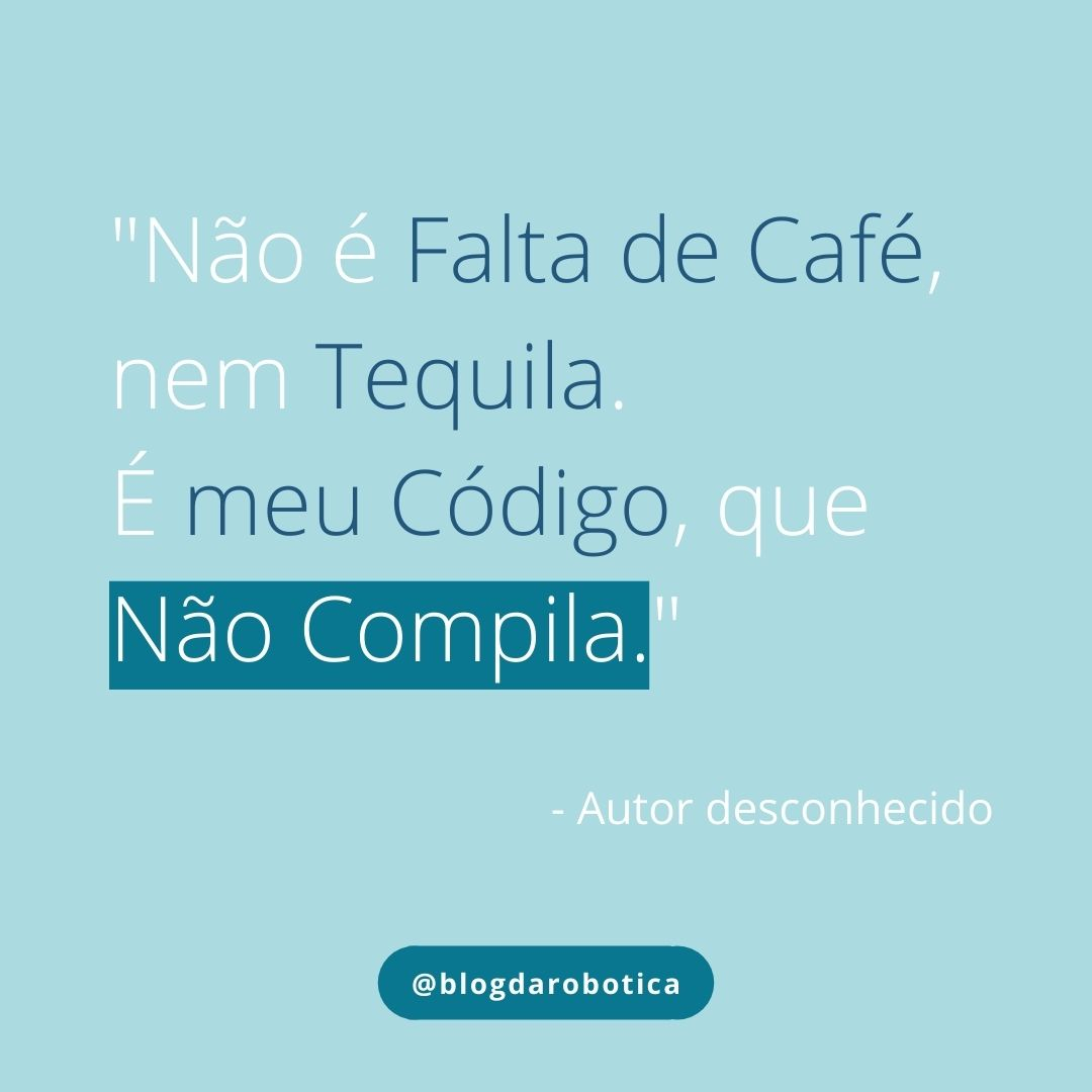 BlogDaRobotica's tweet image. 📌 Autor Desconhecido? Pode ser eu mesmo o autor, porque olha? Me identifico 😂🤣
#frases #motivacao #fe #empreendedorismo #lideranca #empreender #robotica #programacao #python #c #java #html #css #code #arduino #php #casadarobotica #blogdarobotica