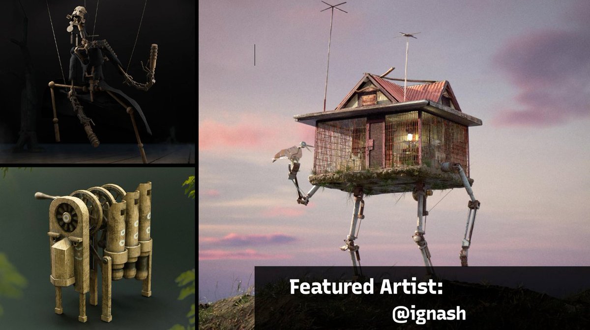 NftShowroom's tweet photo. Our featured artist this week is @Ignacoooo ❤️

"I would describe my style as being a mix of Baltic folklore, mechanical engineering, and architecture."

Read the blog post 👇
https://t.co/CSwVbKGgfs https://t.co/QQHKcZOoTa