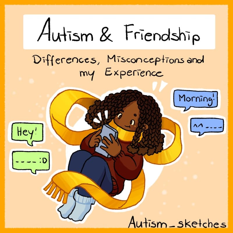 Autism_Sketches's tweet photo. Autism &amp; Friendship Illustration 1/2 
#ActuallyAutistic https://t.co/6BO24ch6B6