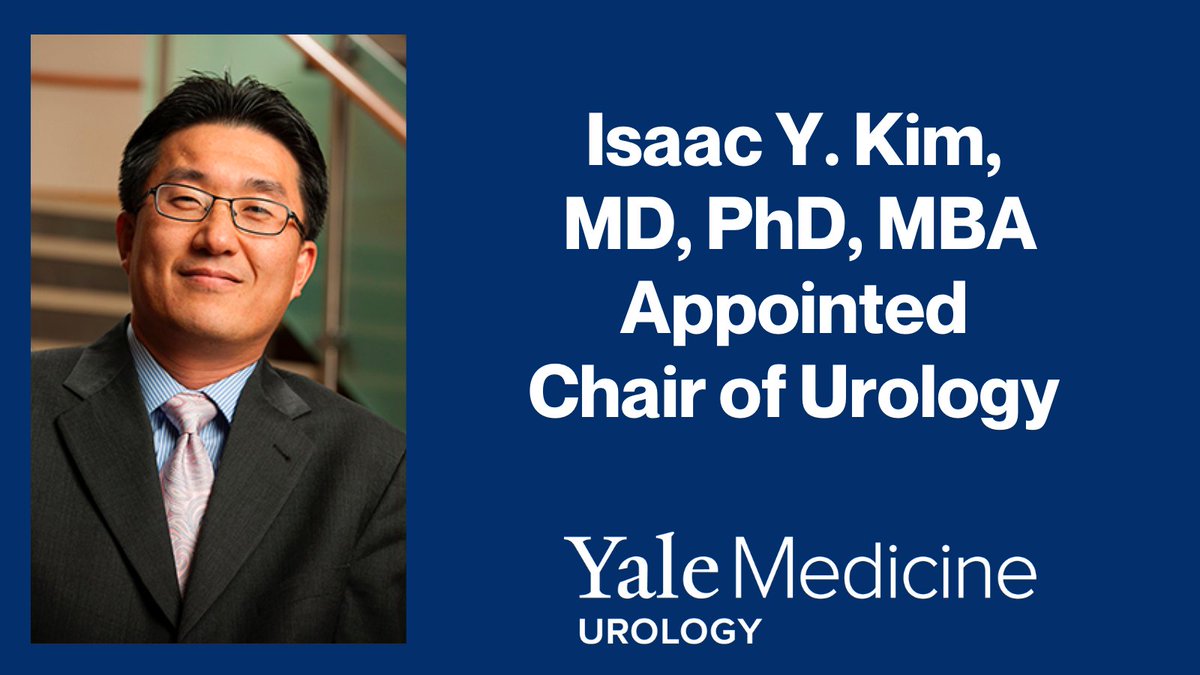 Yale Urology (@yale_urology) on Twitter photo We are pleased to announce Dr. Isaac Y. Kim as our new Chair of Urology. Welcome, Dr. Kim! bit.ly/3huC5s5 <a href="/YNHH/">Yale New Haven Hosp</a> <a href="/YaleMed/">Yale School of Medicine</a> <a href="/SmilowCancer/">Smilow Cancer Hospital</a> <a href="/YaleCancer/">Yale Cancer Center</a> We are pleased to announce Dr. Isaac Y. Kim as our new Chair of Urology. Welcome, Dr. Kim! bit.ly/3huC5s5 <a href="/YNHH/">Yale New Haven Hosp</a> <a href="/YaleMed/">Yale School of Medicine</a> <a href="/SmilowCancer/">Smilow Cancer Hospital</a> <a href="/YaleCancer/">Yale Cancer Center</a>
