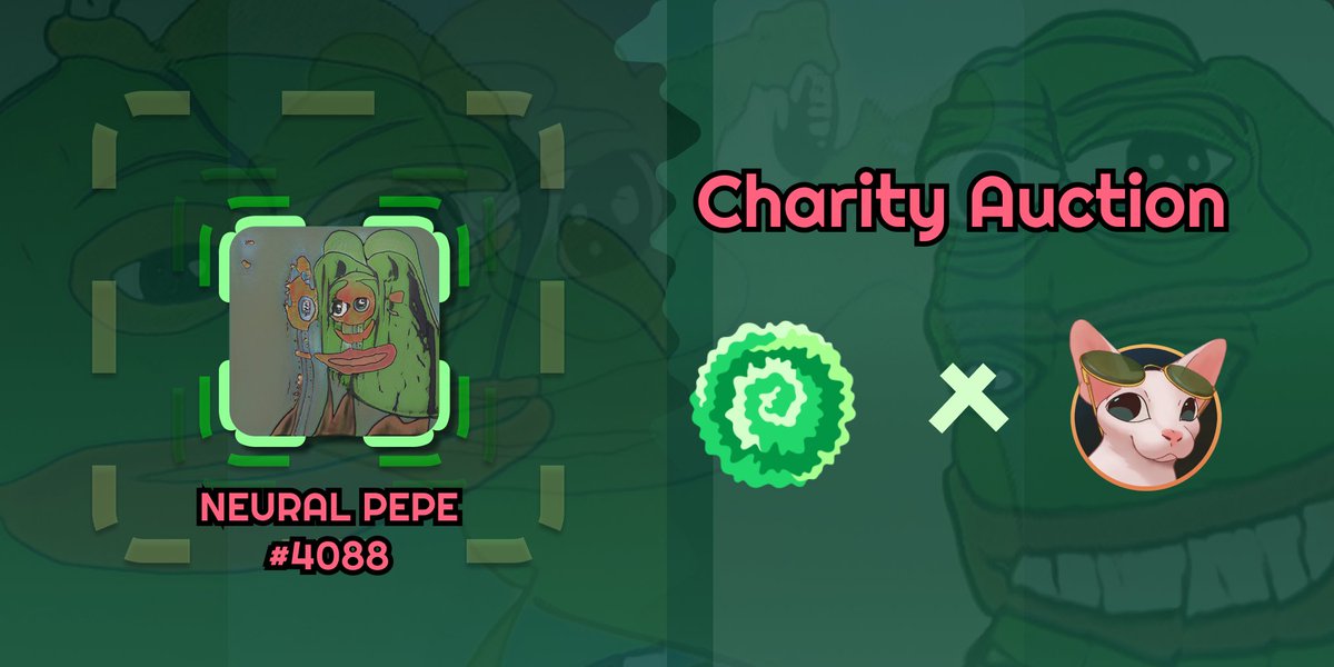 bingus_network's tweet photo. In collaboration with the brilliant team over at @NeuralPepe, we are donating the proceeds from an NFT auction to @WTARescue, an organization that rescues at-risk animals from abuse, neglect, and euthanasia.
Please support this amazing organization, and follow @NeuralPepe! https://t.co/5sJR2ZzVgX