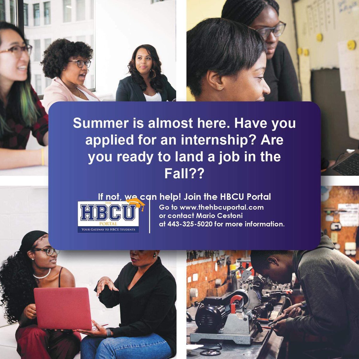Are you ready to land a job in the fall? Let us help you find that dream job! Visit thehbcuportal.com for more information. #HBCUCDM  #HBCU #HBCUPortal #CorporateAmerica  #Leadership #Skills #Professional #Careers #Interests #Resume #Recruit #Internships #Networking