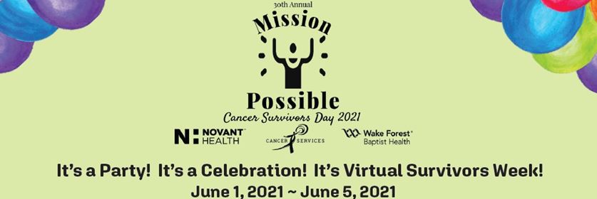 Wake Forest Baptist - Comprehensive Cancer Center (@wakecancer) on Twitter photo Join us, <a href="/_CancerServices/">Cancer Services, Inc</a>, and <a href="/NovantHealth/">Novant Health</a> for a week of virtual offerings for cancer survivors and caregivers!
Visit bit.ly/3hp0zTp to register and see a schedule of events. Join us, <a href="/_CancerServices/">Cancer Services, Inc</a>, and <a href="/NovantHealth/">Novant Health</a> for a week of virtual offerings for cancer survivors and caregivers!
Visit bit.ly/3hp0zTp to register and see a schedule of events.