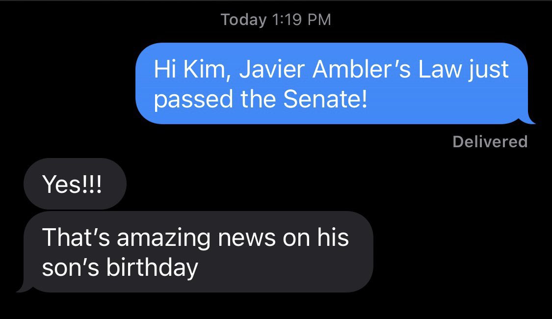 The Senate just passed Javier Ambler’s Law banning police departments from contracting with reality TV shows!!
Here’s what Javier’s sister said when she heard the news. #txlege #BlackLivesMatter https://t.co/0EdKNVCOzx