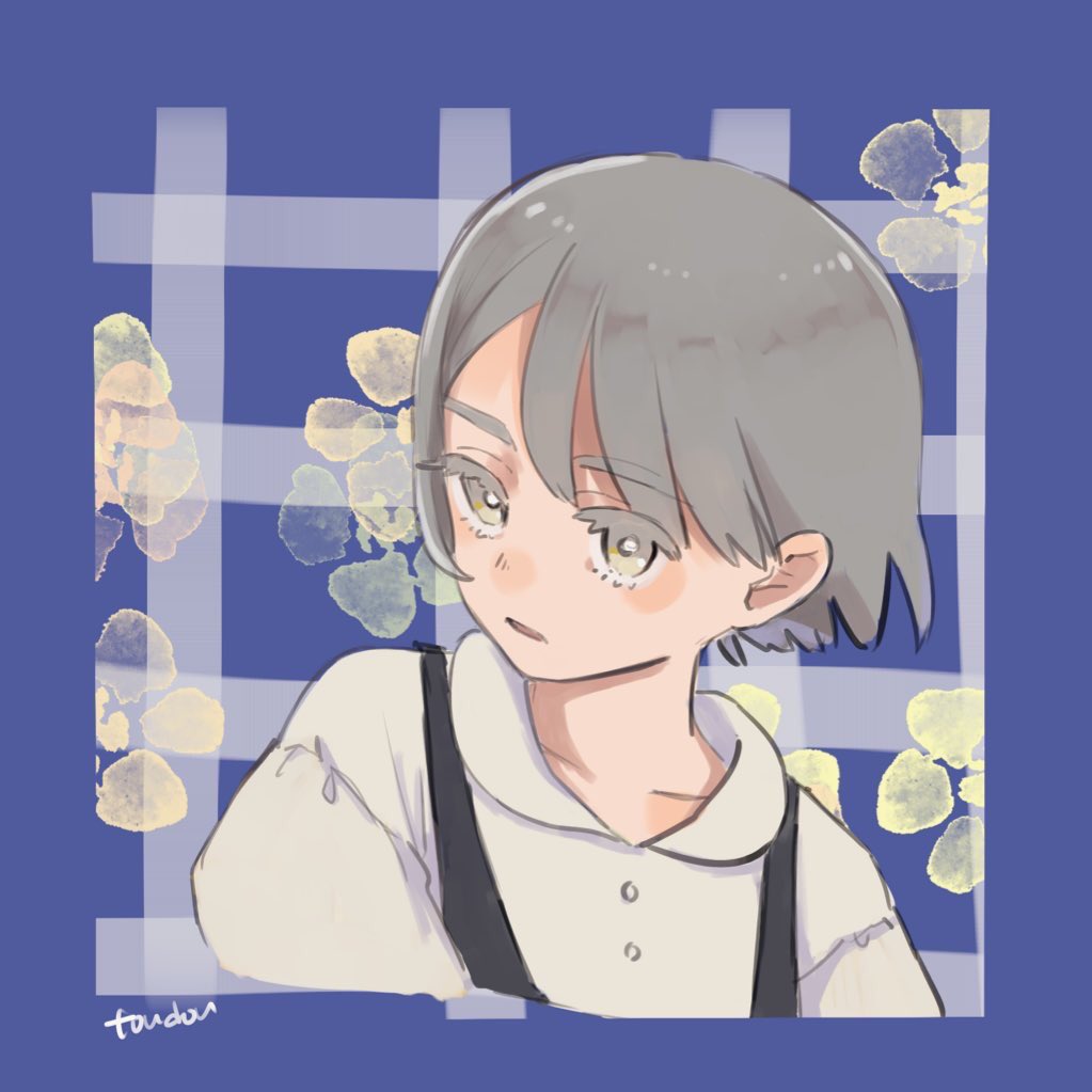 「過去絵使っちゃお。  #見た人もなにか無言で青い何かをあげる 」|☁︎ｔｏｕｄｏｕ☁︎のイラスト