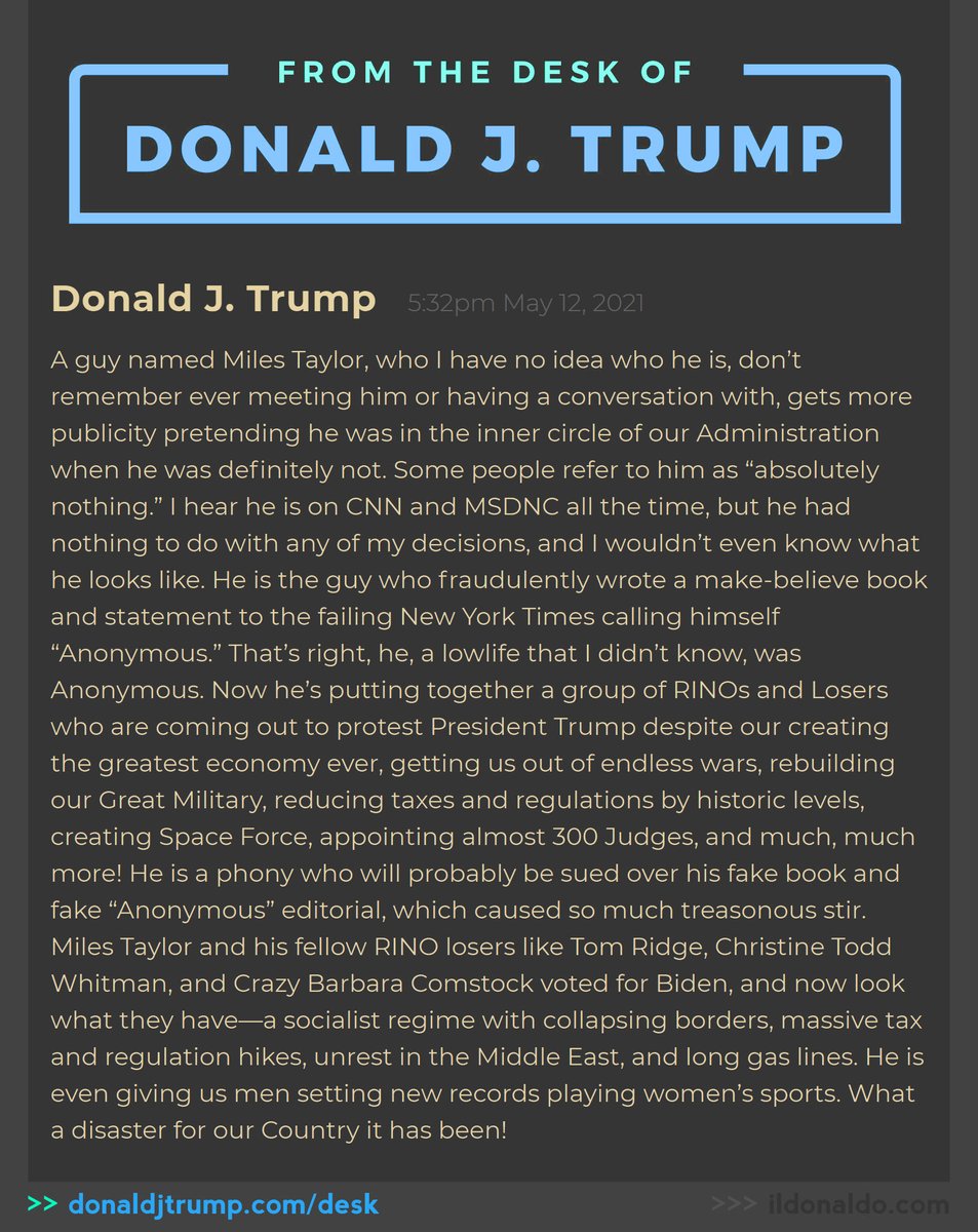 The truth. MSM is irrelevant. We must share the facts. Engage. Be Pro Active. We will not be cancelled. Our voices will be heard, including President Trump.