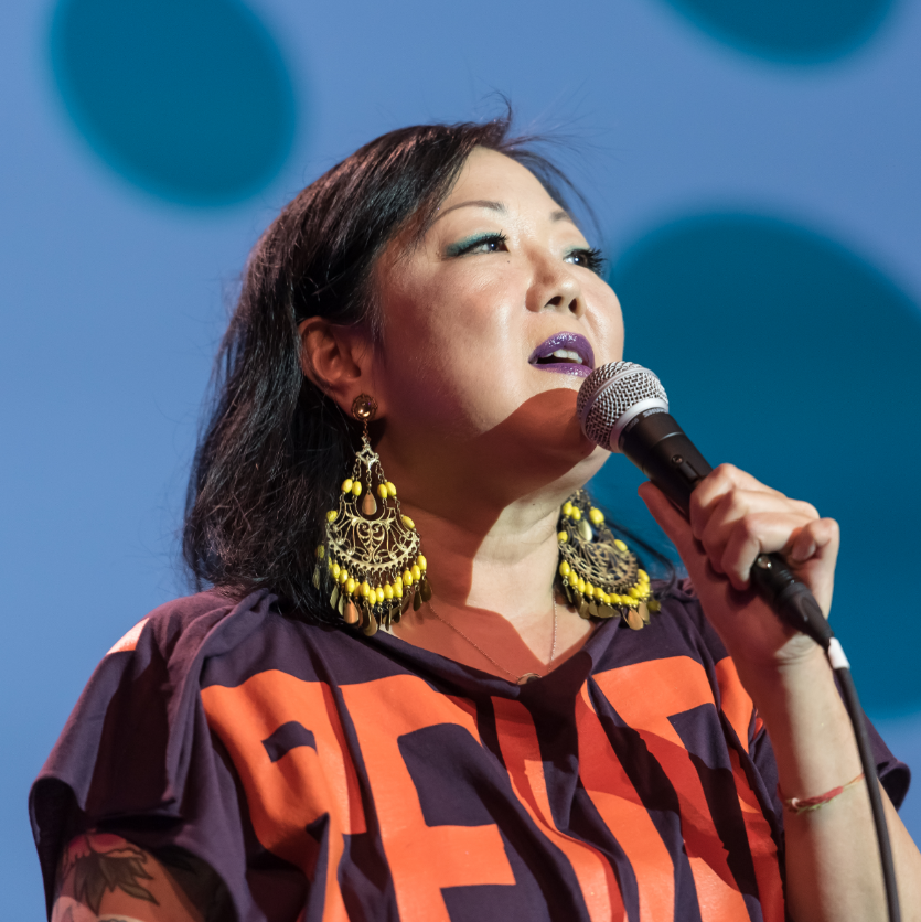 ReachingOutMBA's tweet image. AAPI Heritage Month: Our #ROMBA2018 entertainer, Margaret Cho is a comedian, actress, and author. In addition to addressing Asian stereotypes, substance abuse, and bisexuality in her comedy, she has been an outspoken activist for women, Asian Americans, and the LGBT community.