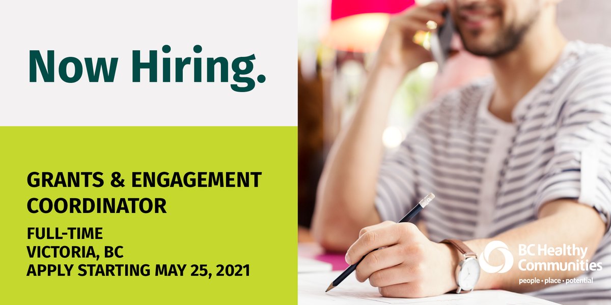 BC_HC's tweet photo. We're hiring a Grants and Engagement Coordinator to join our team! Visit our website to learn more and to apply: https://t.co/dego0fuXvQ

#nonprofitjobs #victoriajobs #publichealthjobs #planningjobs #grants #communityengagement https://t.co/cN88y8ohE1