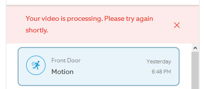 jesutherl's tweet photo. @ring I am really tired of seeing this message all the time. https://t.co/6Sb95QtQey