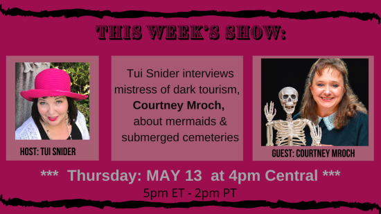 Curious about Sunken Cemeteries &amp; Mermaids? @HauntJaunts Ambassador of Dark Tourism, @CourtneyMroch joins me today to chat about all this and more! Live/Replay link:  youtube.com/watch?v=LMZ_ec…
Click now to set a reminder!

#cemetery #history #podernfamily #Folklore