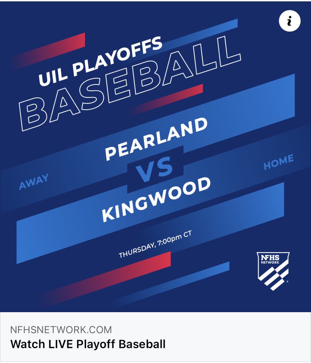 🚨GAME DAY - Round 2️⃣🚨
📍Pearland HS Baseball Field
⏰ at 7:00pm CST
Mustangs 🆚 Oilers
Let’s Go!💯🐴⚾️ #ProtectTheK #MiFamilia #G10RYTOGOD #ClassOf2021 #SeniorYear @KWoodBaseball @DynastyShowcase @HumbleISD_KHS @HumbleISD_RMS @HumbleISD_WCE @THSBCA @NFHSNetwork @NFHS_Org