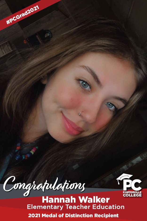 PCollegePirates's tweet photo. Congratulations to Hannah Walker for being chosen as one of our 2021 Medal of Distinction recipients! #PCGrad2021 #PCGradsRock #PCVirtualGrad #PCclassof21 https://t.co/96xd5g40PP