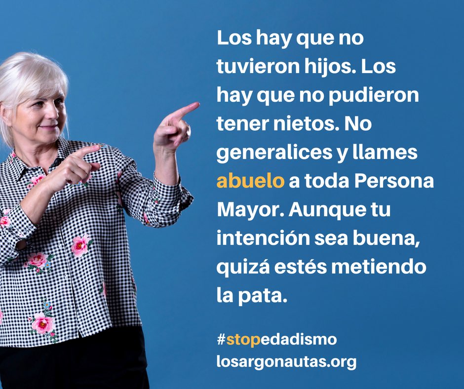 JubactivateTSG4's tweet photo. Nunca hay que generalizar con las personas, todas somos diferentes y no por eso hay que llamar abuelo a alguien, ya que eso puede ser interpretado de una manera negativa, pudiendo meter la pata. 🦵🏼#stopedadismo #envejecimientosaludableyactivo #trabajosocialmayores  @ULPGC https://t.co/IZXnLTEV6L