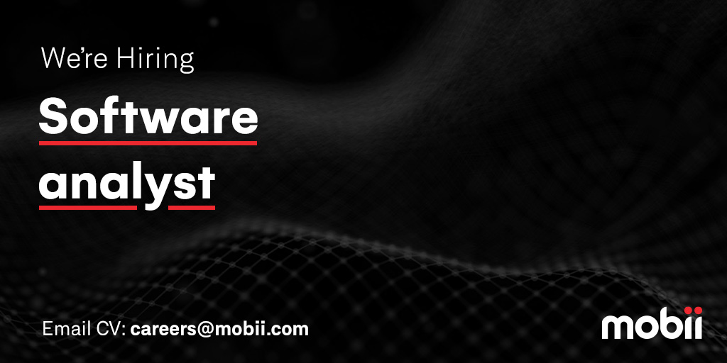 mobiisystems's tweet image. We&apos;re hiring: #SoftwareAnalyst with a #Development background, strong understanding of software technologies &amp;amp; UML / Modelling techniques, and a passion for creating clear documentation. Is that you? Apply now: bit.ly/3uM0DR4 

#Careers #SportsTechnology #NeverStopMoving