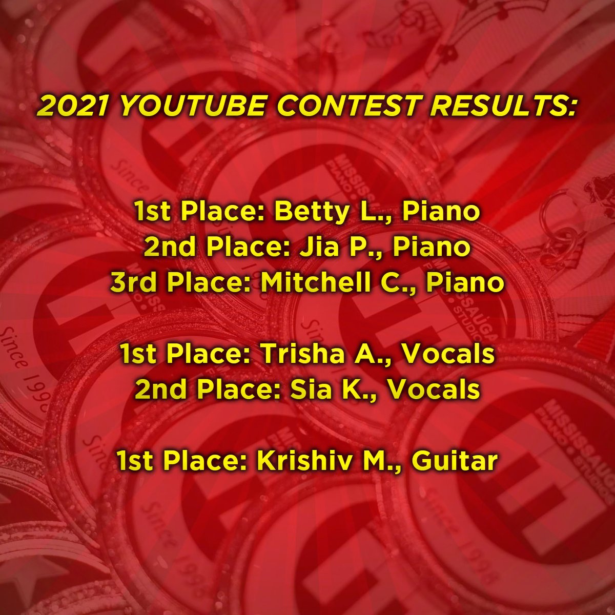 MusicLessonsMPS's tweet photo. We hope that we have not missed your video submission. If we have missed your name for any reason, please text Ms. Karyn immediately so that we can get your medal to you! Congratulations to every participant, and to the medal recipients! https://t.co/Jc5ClVtLuH