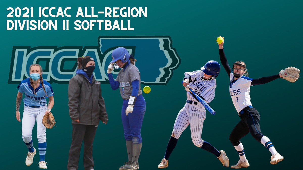 DII SOFT 🥎

ICCAC Division II Softball Announces the 2021 All-Region Teams. 

DMACC &amp; Kirkwood led the way with 6⃣&amp;5⃣First Team selections. 

Iowa Central had 3⃣. Iowa Lakes 2⃣and Ellsworth &amp; NIACC each with 1⃣.

🔗bit.ly/3eG4M3o
