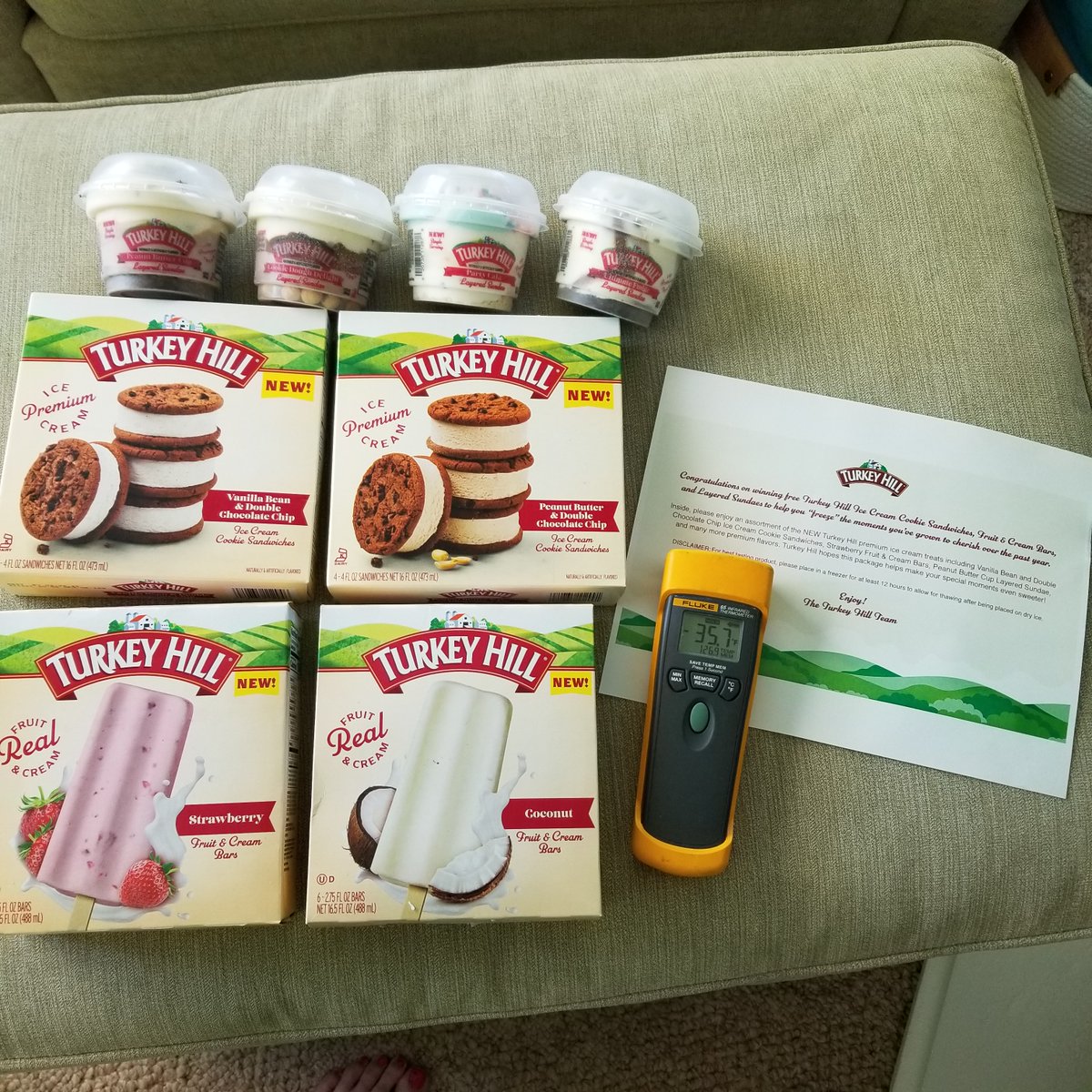 mandysmom24's tweet image. I received my @TurkeyHillDairy ice cream today!  I have never received Ice cream thru the mail before and I was pleasantly surprised on how it arrived. My grand kids will love this. Thank you! #FreezeTheMoment #TurkeyHill