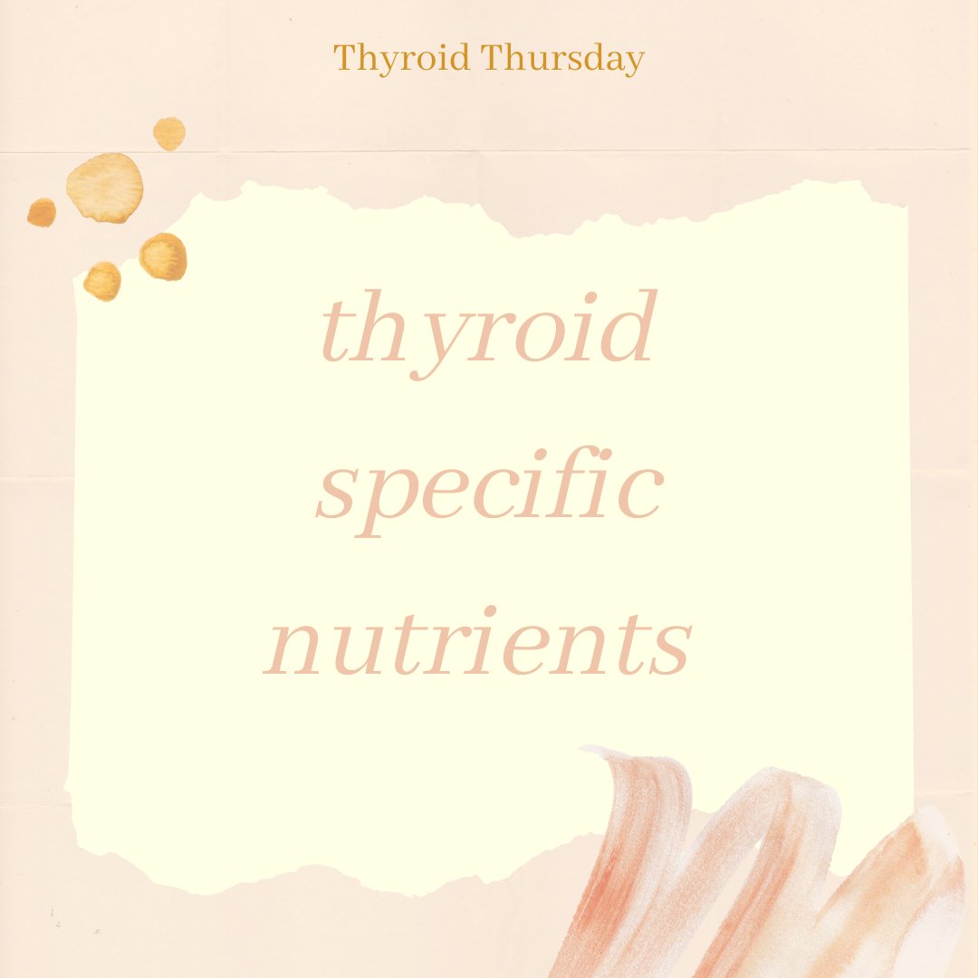 DrHendersonMD's tweet photo. Thyroid Thursday ✨⠀⠀
⠀
Did you know that the thyroid gland needs specific essential vitamins to function properly? ⠀
⠀
These essential nutrients include:⠀
-Iodine ⠀
-Iron⠀
- Magnesium⠀
-Selenium⠀
-Zinc and Copper ⠀
⠀
#Thyroid #ThyroidHealth #Hashimotos #Hypothyroid https://t.co/1WWwh8MHiP