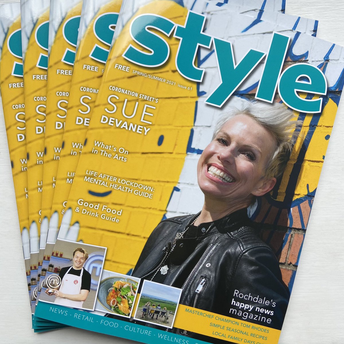 Our latest edition is out now! It’s packed with happy news &amp; events from across #rochdale plus exclusive interviews with <a href="/itvcorrie/">Coronation Street</a>’s @suedevaneysings &amp; Masterchef’s Tom Rhodes.

The team are busy delivering to homes &amp; you can read it online for free:
linktr.ee/rochdalestyle