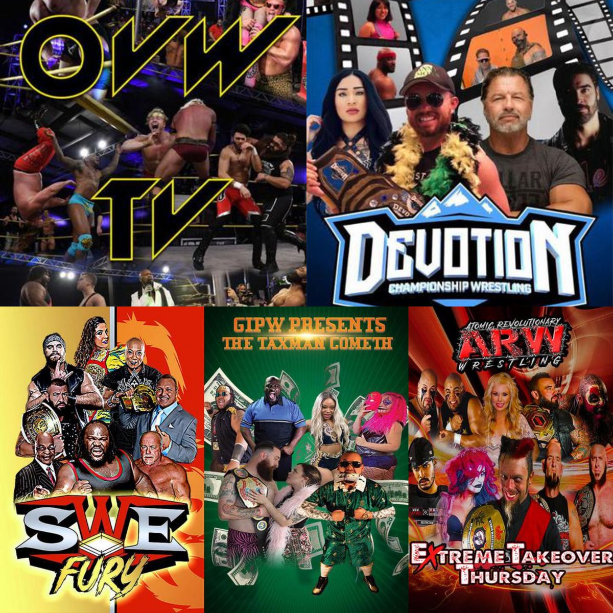Triller_TV's tweet photo. ♾The action never stops on #FITE
🚊We roll right along and excite your #ThursdayMood with FREE #wrestling that will make you smile.
⚡️TONIGHT⚡️
7pm ET: @ovwrestling
7pm: @DCWSaltLakeCity
7pm: @SWEFuryTV
8pm: #GIPW
8pm: @WrestlingAtomic
👀Watch: https://t.co/DYVixmLPmV https://t.co/SIfju81nVE