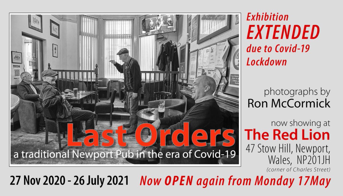 Exhibition closed a few days after the launch due to Lockdown. 6 months later the show reopens.
An early visit would be wise! 
#publife #picoftheday #camra #beer #artinwales #documentingwales #photographyinwales #cymru #documentaryphoto #newport #bwphotography #photoblogger