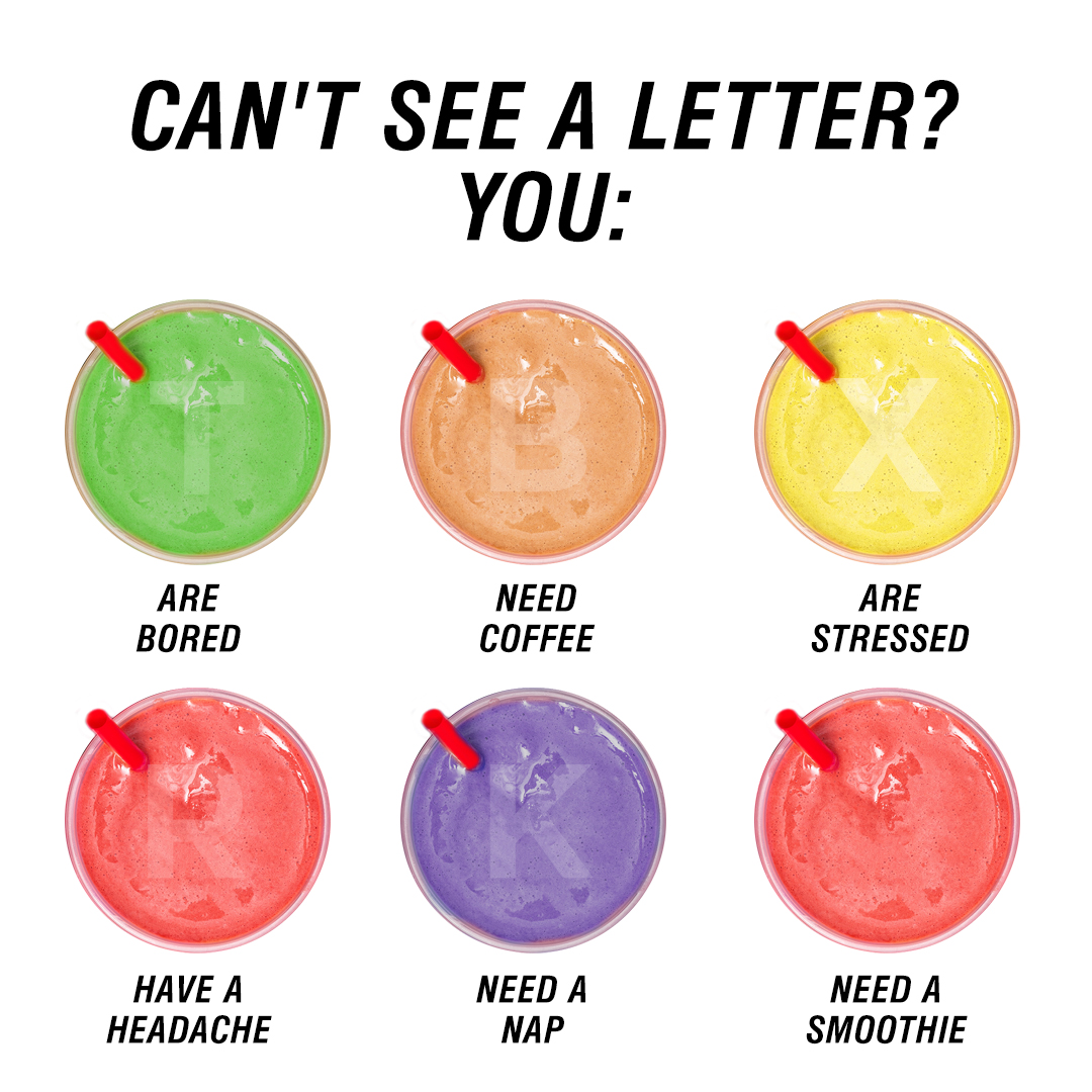 All we see are smoothies in your future.