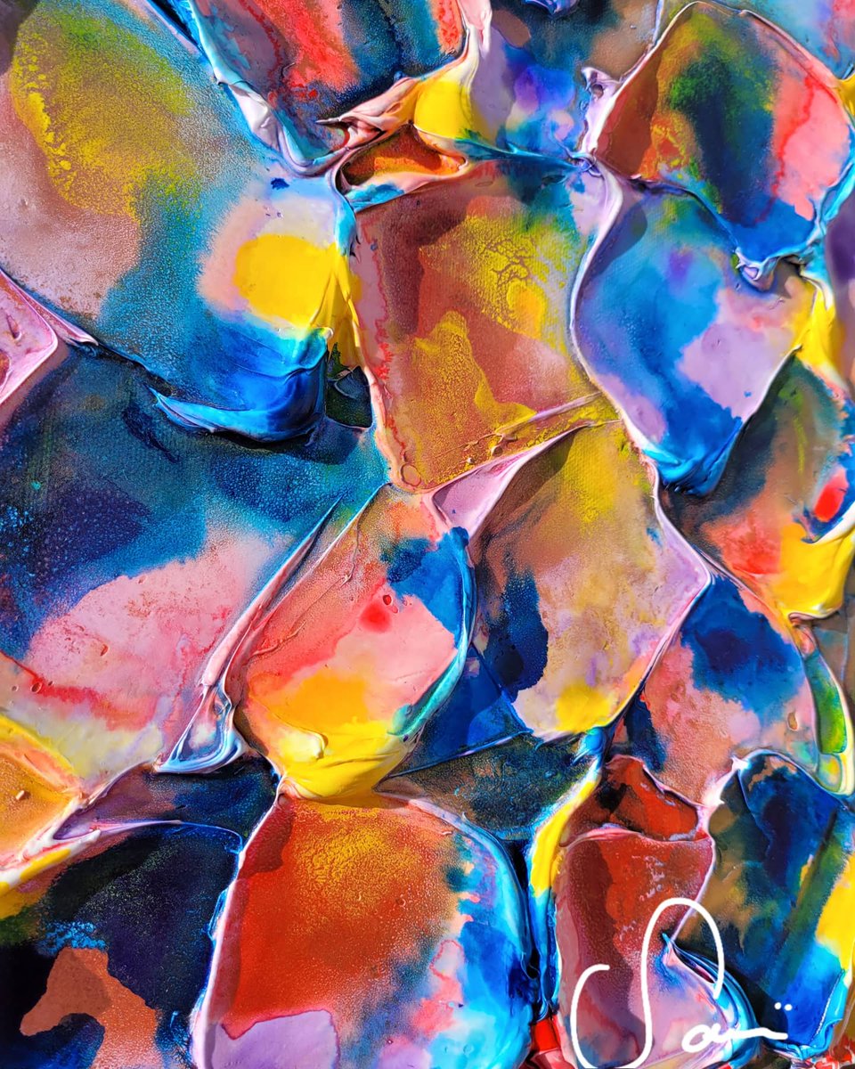 Mz_siik's tweet photo. This texture piece is called Mosaic 😍😍😍 It shimmers beautifully when the sun shines on it 😍☀️🌞
.
.
https://t.co/QCqRaqfoLq
.
#mosaic #mosaicart #texturedart #textureobsession #textureart #texturepainting #textureshot #shadowwork #feelyourart #artimmersion #artforyoursenses https://t.co/4ecHZhUM2F