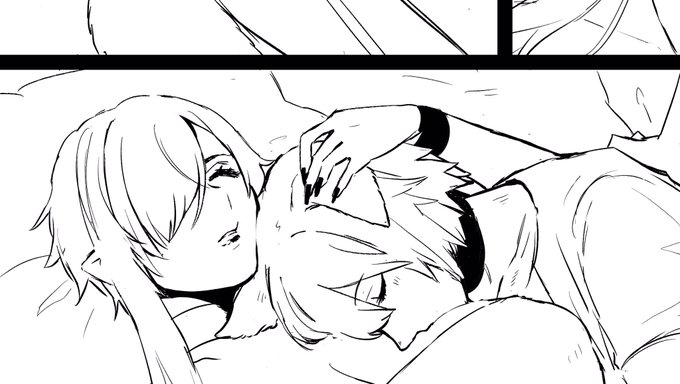 ずっと放置してた漫画描いてる 