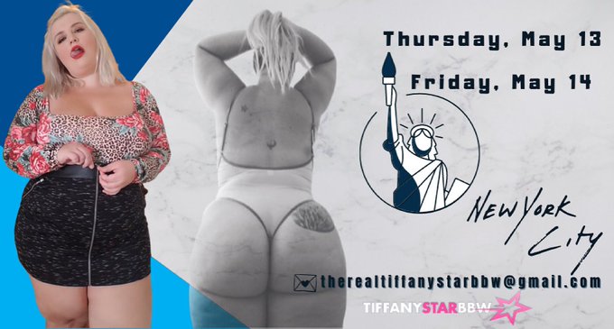 NYC, let&rsquo;s do this! 2 days only! Therealtiffanystarbbw@gmail.com https://t.co/fk2kjue44F<a class="tags" target="_blank" title="On Twitter" href="/?out=eyJ0eXAiOiJKV1QiLCJhbGciOiJIUzUxMiJ9.eyJpYXQiOjE3MjA3NjU2MjgsImlzcyI6InR3cG9ybnN0YXJzLmNvbSIsIm5iZiI6MTcyMDc2NTYyOCwiZXhwIjoxNzUyMzAxNjI4LCJyZWRpcmVjdF91cmwiOiJodHRwczovL3R3aXR0ZXIuY29tL2dtYWlsIn0.w1KiaT9zzCZMXQqGRvy7DsfLFQKMCcctn2P6VZI8g94Xfh7AbvMKr3qj_egQe1FFrhlLSuhGBGMeZxpraHRgCw">@gmail</a>