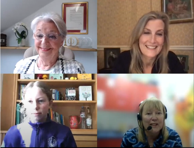 LeedsHospitals's tweet photo. We were delighted to welcome HRH The Countess of Wessex @RoyalFamily to a virtual meeting with young patients and staff to hear about the exciting plans for our new specialist hospital for children and young people. Watch the video: https://t.co/gZvnMB9xnj #BuildingTheLeedsWay https://t.co/B8lzLnInTp