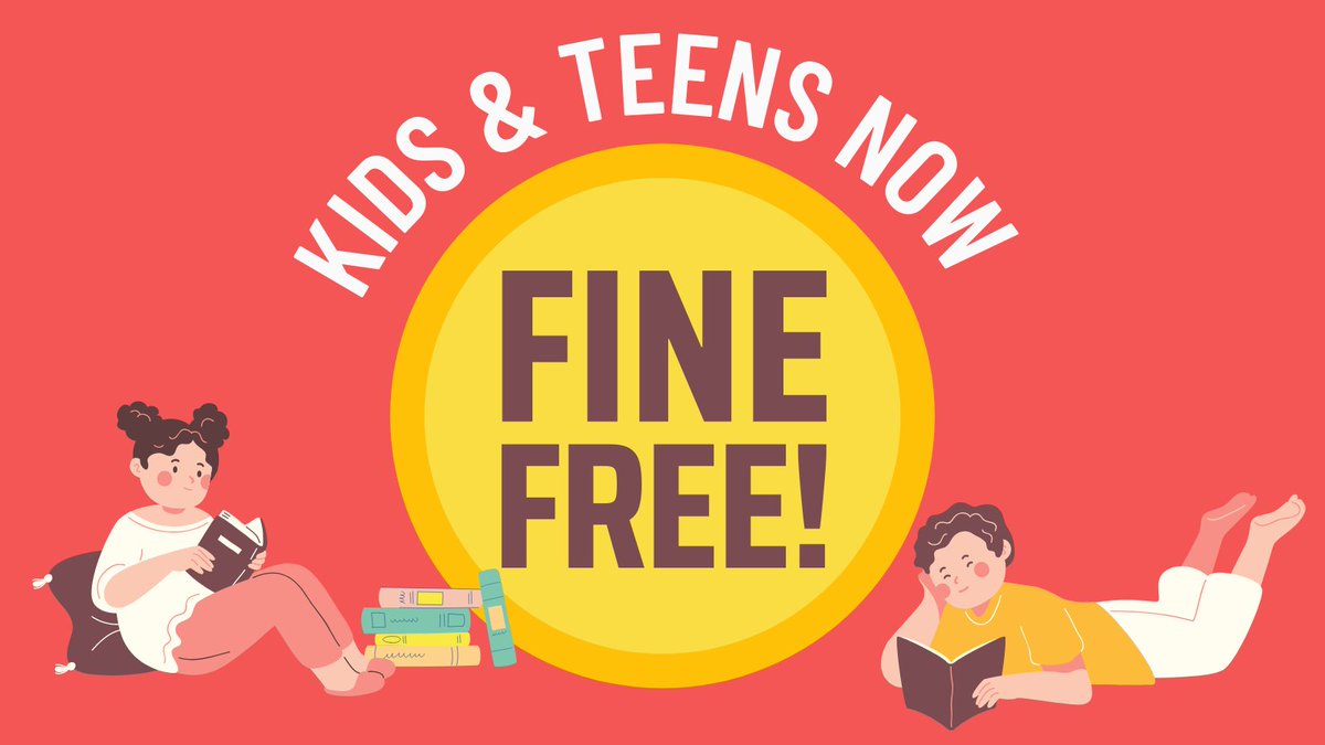 markhamlibrary's tweet photo. As part of Markham Public Library’s 50th anniversary celebration, we are excited to let you know that MPL is eliminating overdue fines for kids and teens library cards! Find out more here: https://t.co/fdUGks8jRs
#MPL50 @cityofmarkham https://t.co/81TG4PPJ7g