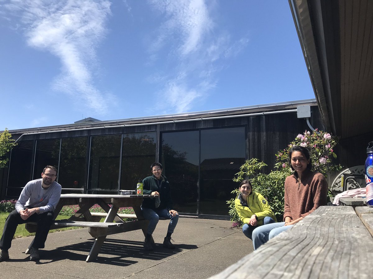 Very excited to have a distanced  lunch with my (fully vaxxed) lab mates! The <a href="/OSUPlanktonLab/">Sponaugle-Cowen Lab</a> spent the day prepping for a research cruise and a summer of nearshore recruitment sampling. Exciting times ahead!