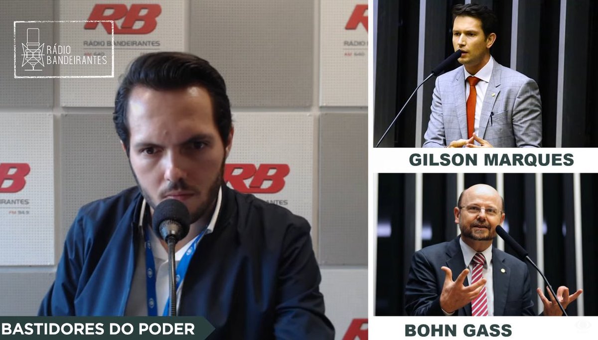 bandrs's tweet image. 🔴#BastidoresdoPoder com @GTMacalossi 
Debate com @gilson__marques e @BohnGass 
📺LIVE &amp;gt; youtu.be/XHC_DKlLnRM