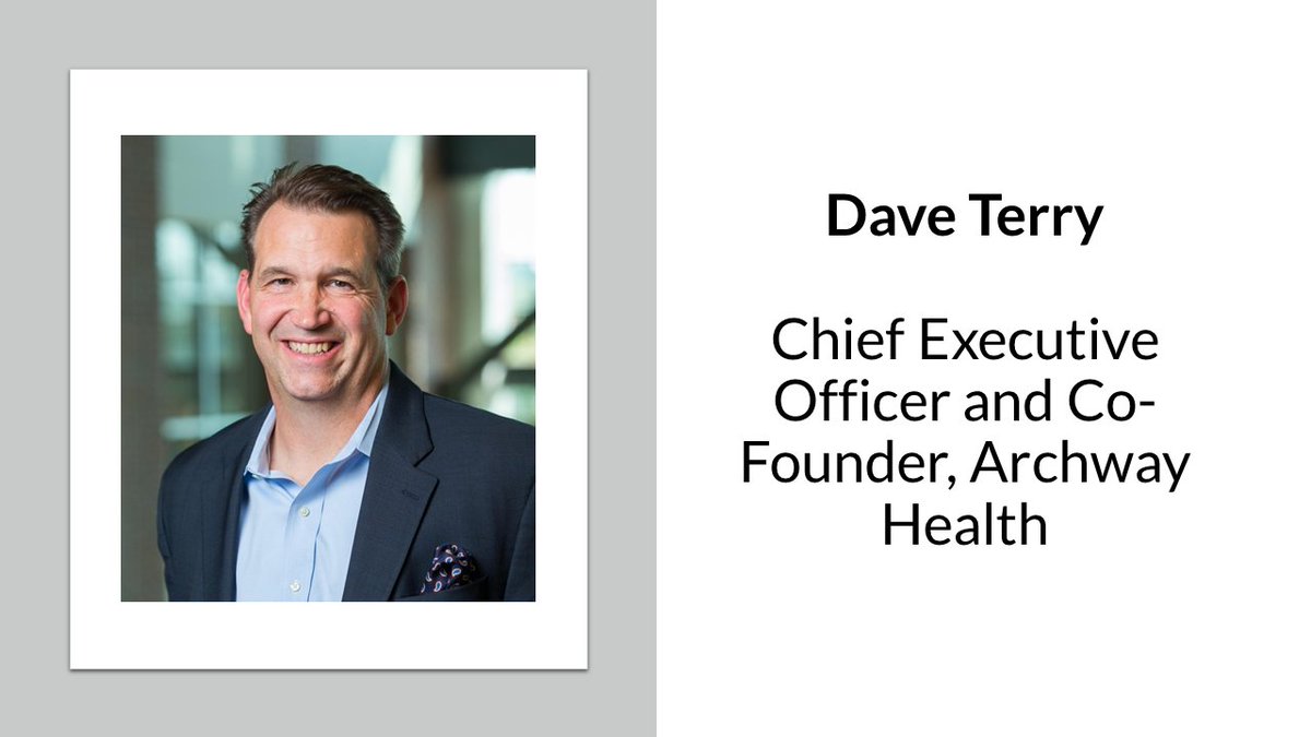 .<a href="/HCTTF/">HCTTF</a> is pleased to welcome Dave Terry, CEO and Co-Founder of <a href="/ArchwayHealth/">Archway Health</a> to the Task Force Executive Committee. The Task Force is grateful to Dave for his ongoing commitment to delivery system transformation!