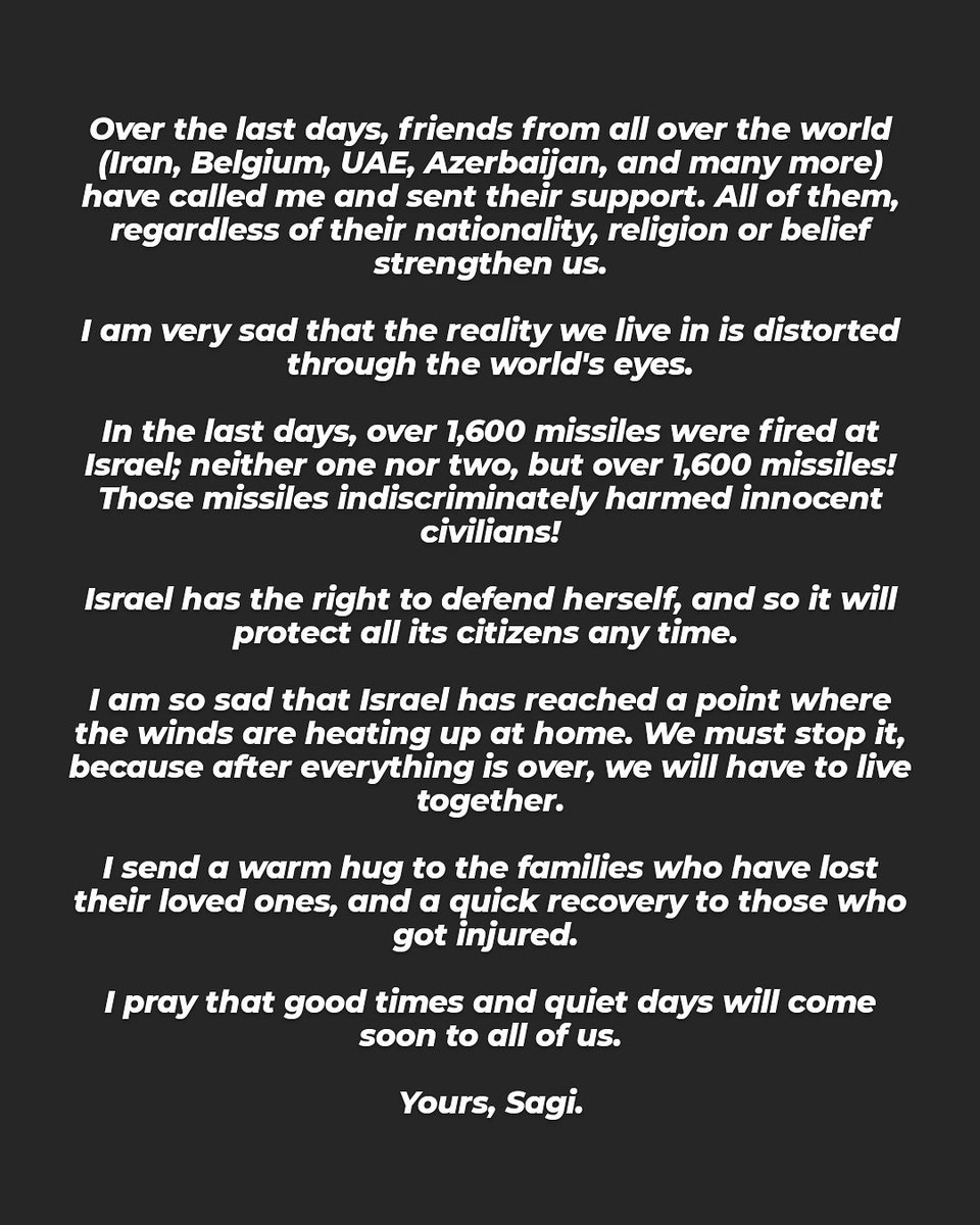 We are all the same, we want peace!