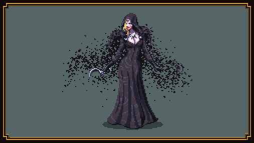 wolfenoctis's tweet photo. Dimitrescu daughter #pixelart #ドット絵 https://t.co/ad2xBDyJ7L