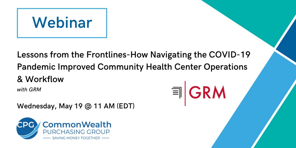 Looking for ways to streamline workflow and improve operations at your health center? Join our webinar with @GRMDocumentMgmt on Wednesday, May 19 at 11 AM (EDT) to learn more. Click the link to register! register.gotowebinar.com/register/19073…